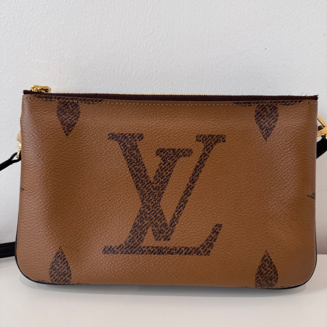 Pochette Louis Vuitton Double zip reverse