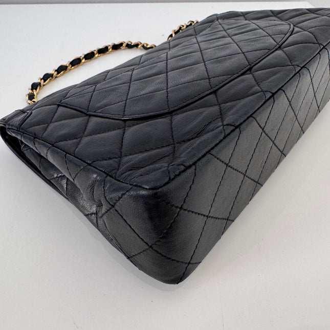 Sac Chanel vintage fermoir bicolore