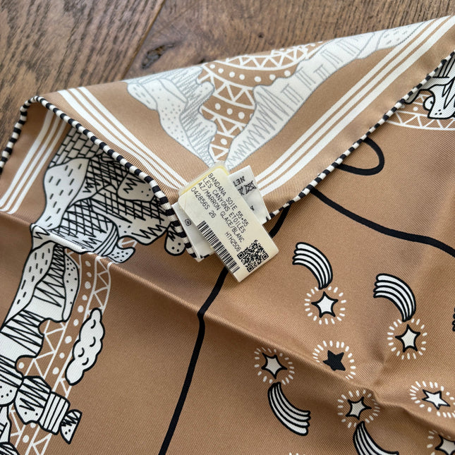 Bandana Hermès 55cm Les canyons étoiles