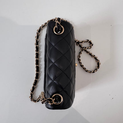 Sac Chanel Mini Square Timeless noir