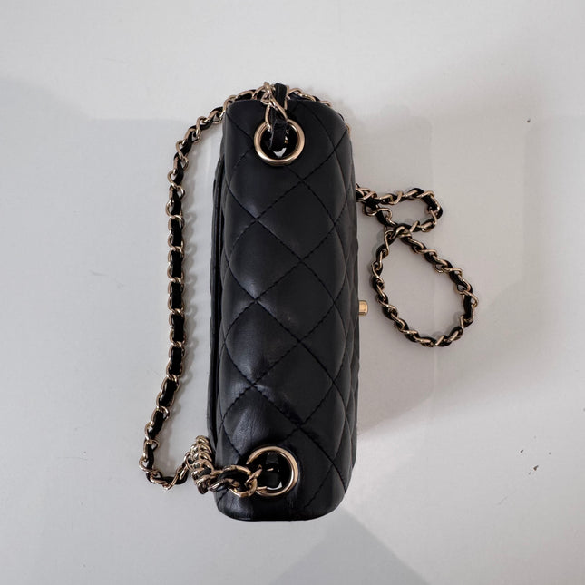 Sac Chanel Mini Square Timeless noir