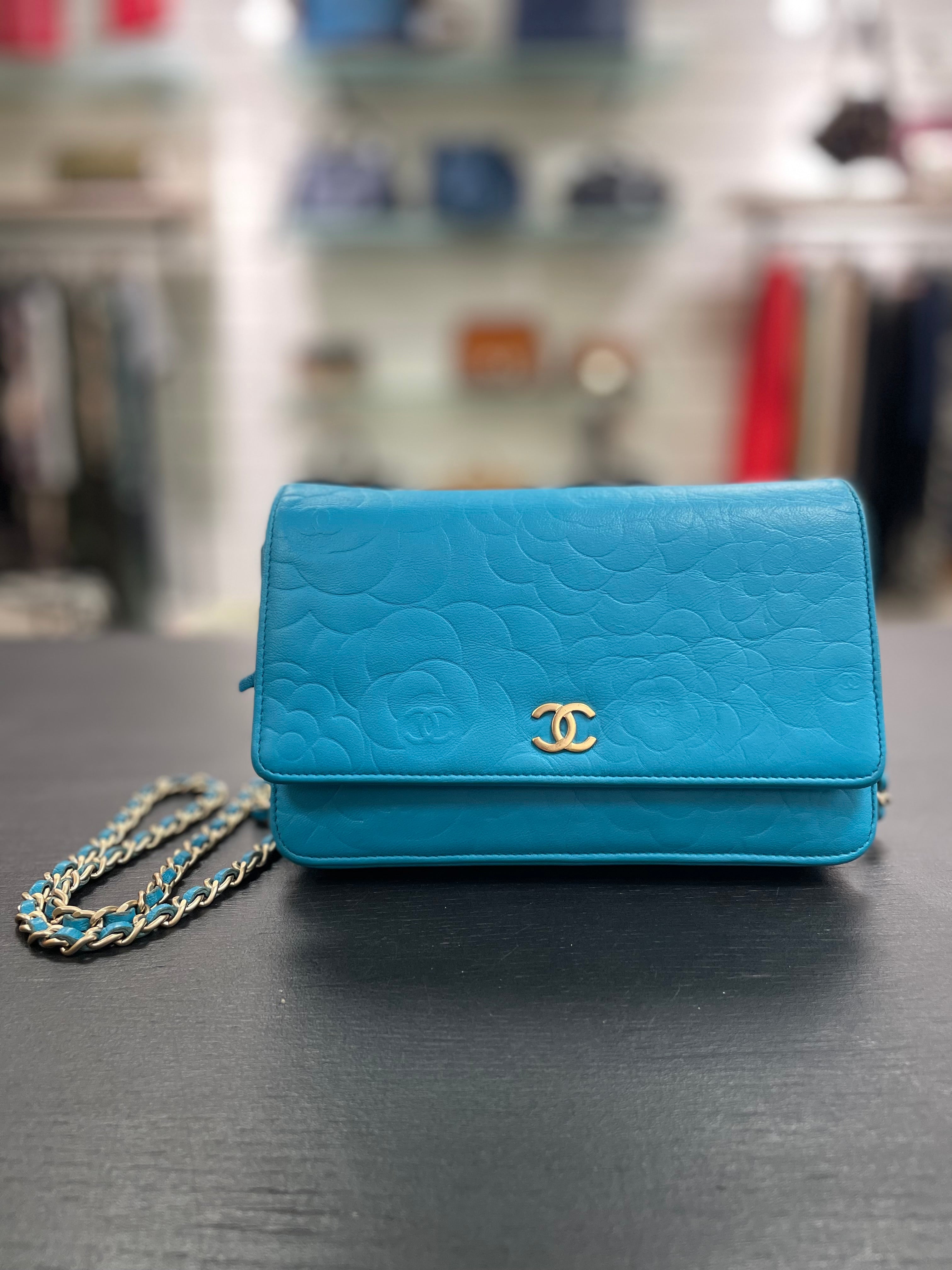 Sac Chanel Wallet on chain Bleu - Main Image
