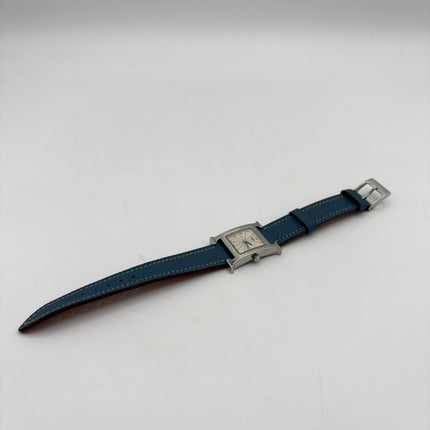 Montre hermès Heure H Mini bleu jean