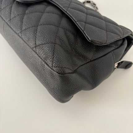 Sac Chanel single flap souple noir