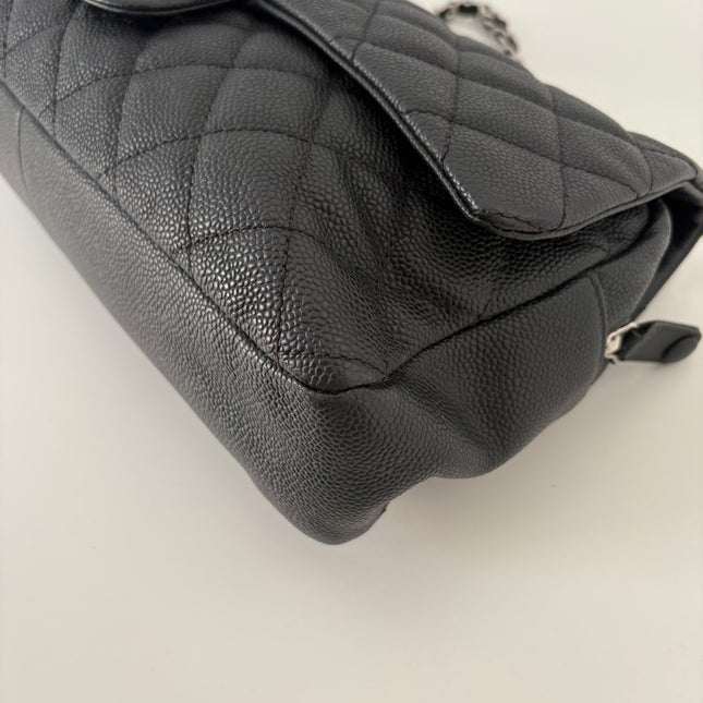 Sac Chanel single flap souple noir