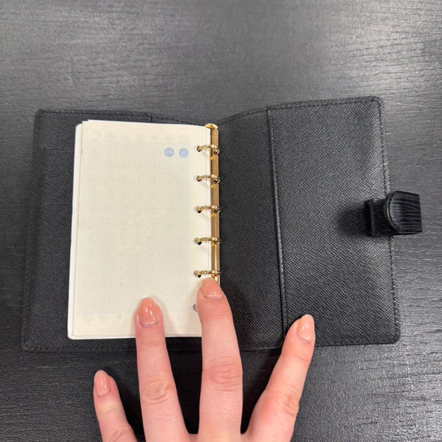 Agenda PM Épi Noir Louis Vuitton
