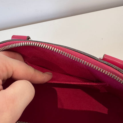 Sac Louis Vuitton BB Alma Cuir Épi Rose