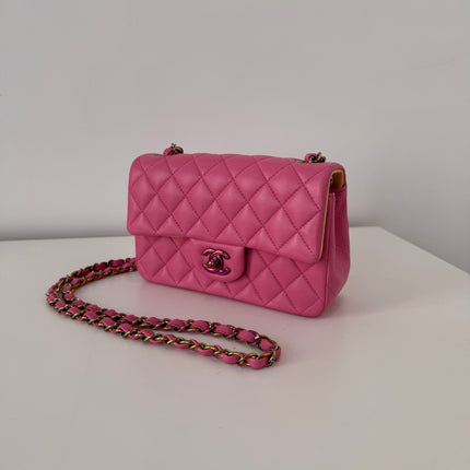 Sac Chanel Mini Timeless Rose Édition Limitée