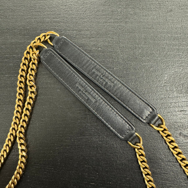 Sac Loulou Small Noir Saint Laurent