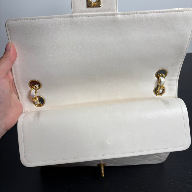 Sac Chanel Timeless Blanc cassé 25 cm