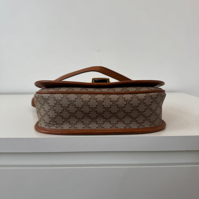 Sac Celine Beige Macadam bandoulière
