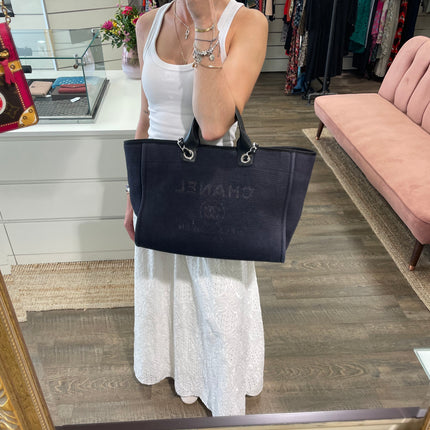 Cabas Chanel Deauville grand modèle