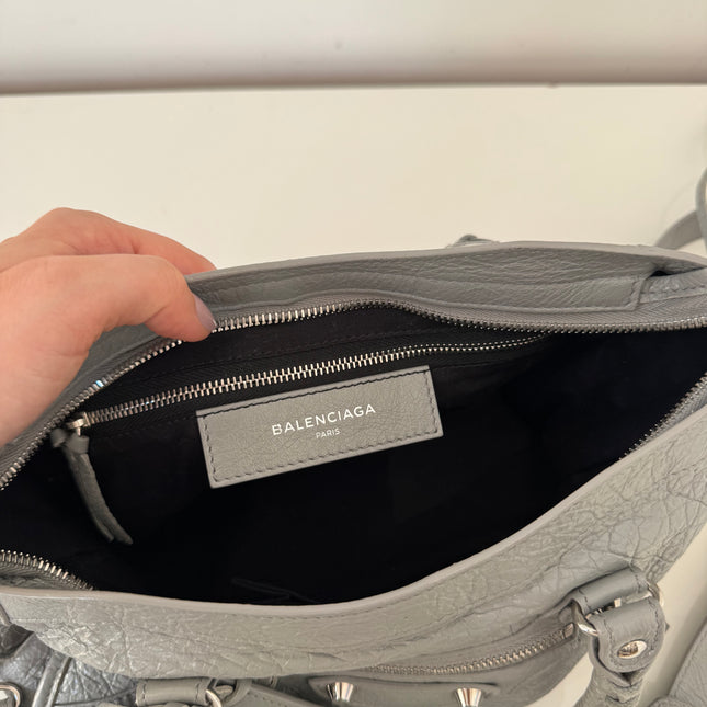 Sac Balenciaga City Small Gris souris