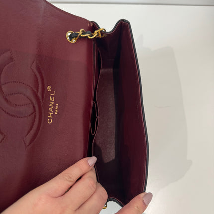 Sac Chanel fermoir circle bandoulière noir