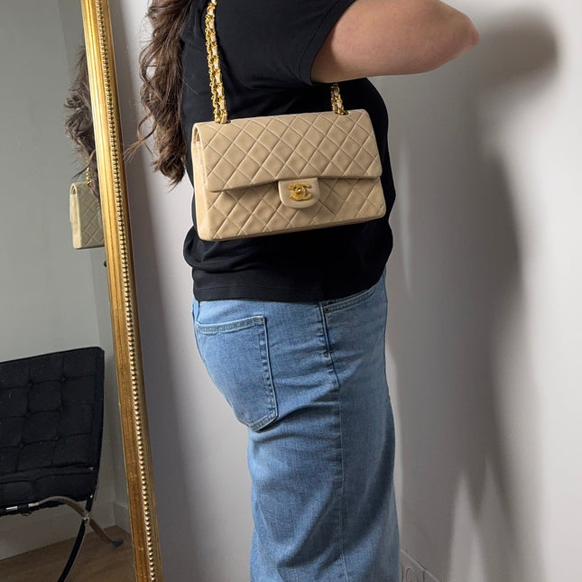 Sac Chanel Timeless 25 cm Beige
