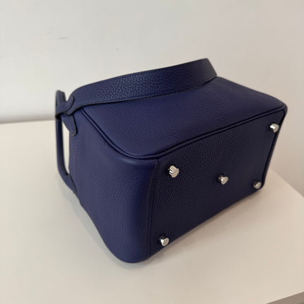 Sac Hermès Lindy 26 marine