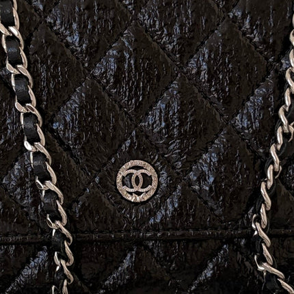Sac Chanel Wallet on chain noir