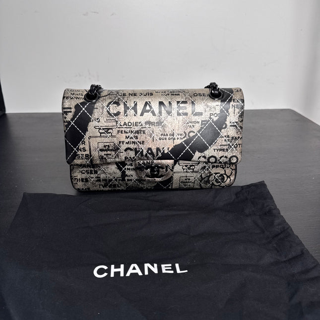 Sac Chanel Timeless édition limitée Graffiti Ladies first