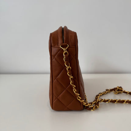 Sac Chanel Caméra caramel