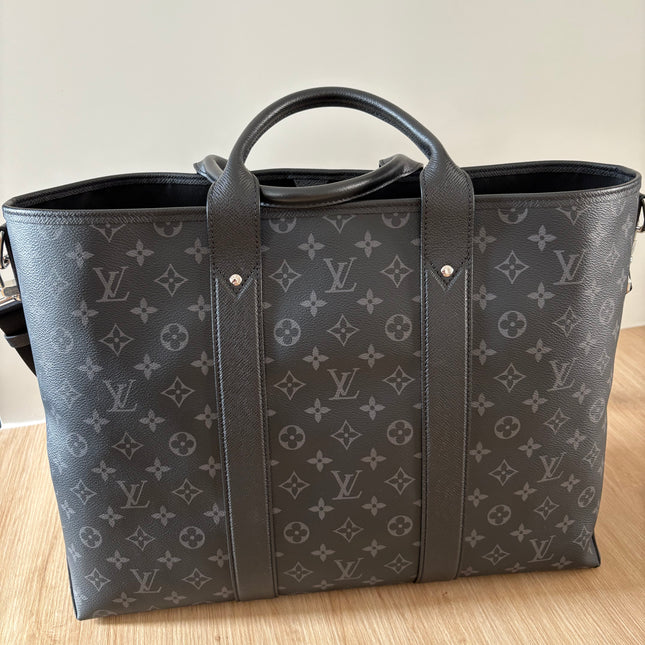 Sac Weekend NM Louis Vuitton monogramme éclipse