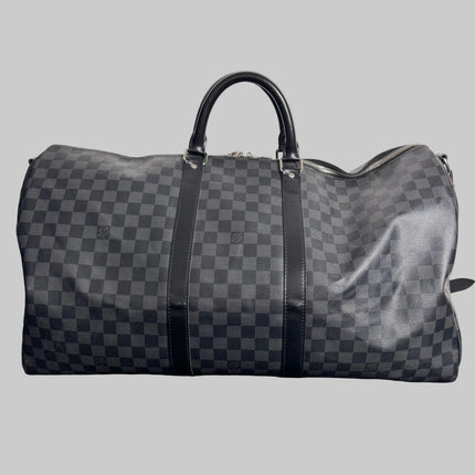 Sac Louis Vuitton Keepall 55 damier graphite