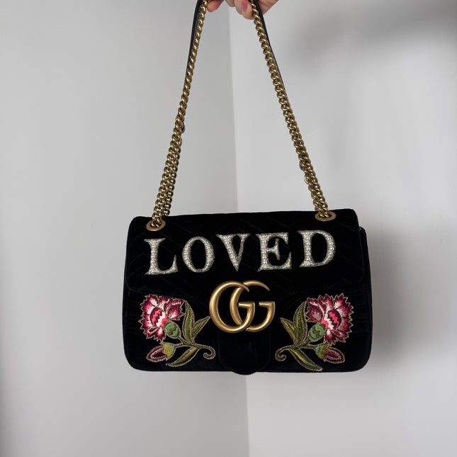 Sac Gucci Grand Marmont Velours Loved