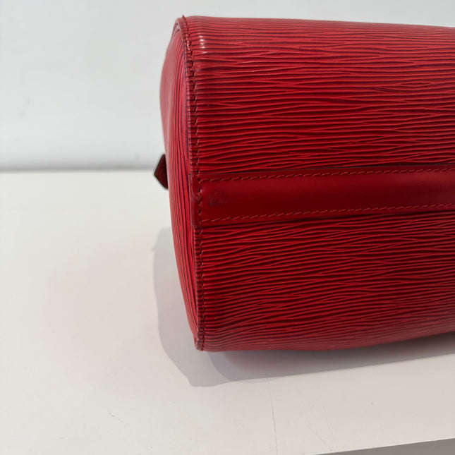 Sac Louis Vuitton Speedy 25 Épi Rouge