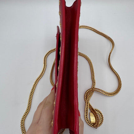 Sac Betty Chain Saint Laurent Rouge Étoiles