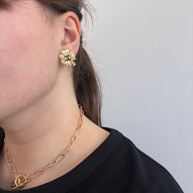 Boucles d’oreilles Chanel Trèfles