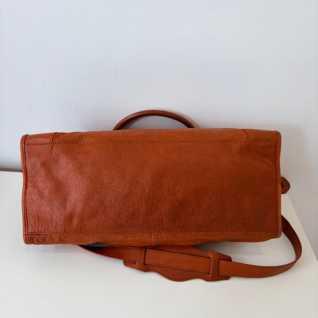 Sac Balenciaga city cognac