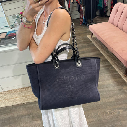 Cabas Chanel Deauville grand modèle