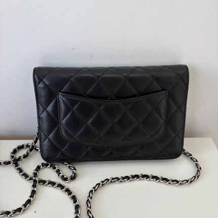 Sac Chanel Wallet on Chain classique Noir Cuir d’agneau