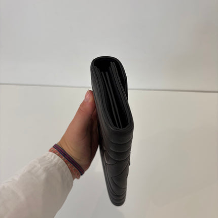 Portefeuille long Saint Laurent cassandre noir