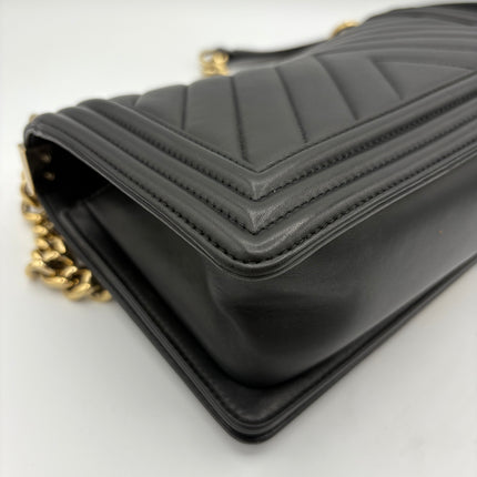 Sac Chanel Boy chevrons médium