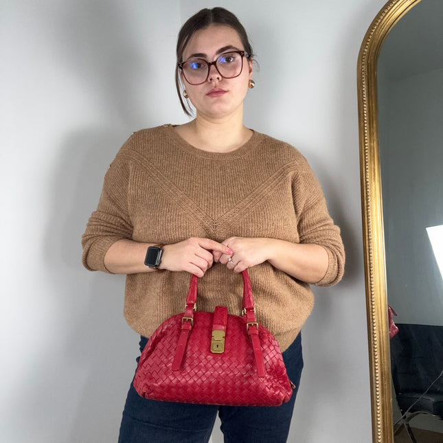Sac Bottega Veneta Vintage Rouge