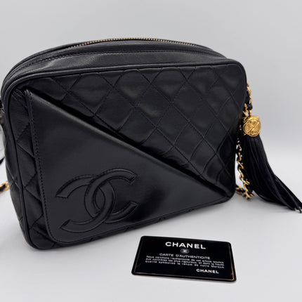 Sac Caméra vintage Chanel Noir