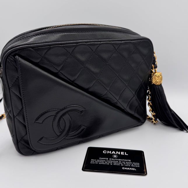 Sac Caméra vintage Chanel Noir
