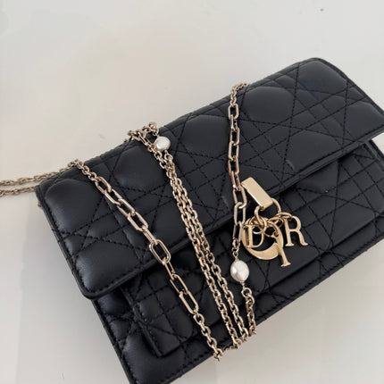 Sac Dior Pochette à chaîne Daily my Dior noir