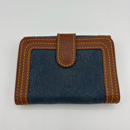 Portefeuille Céline toile jean