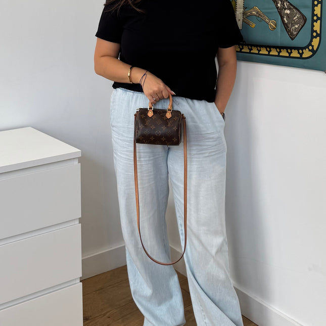 Sac Louis Vuitton Nano Speedy Monogram