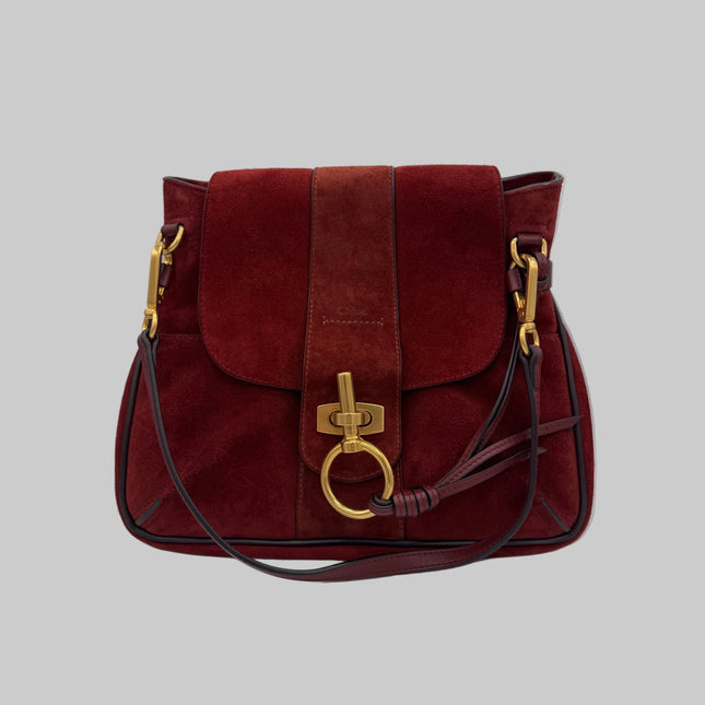 Sac Chloé Lexa bordeaux