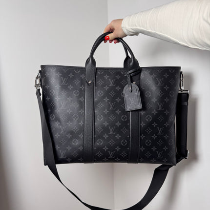 Sac Weekend NM Louis Vuitton monogramme éclipse