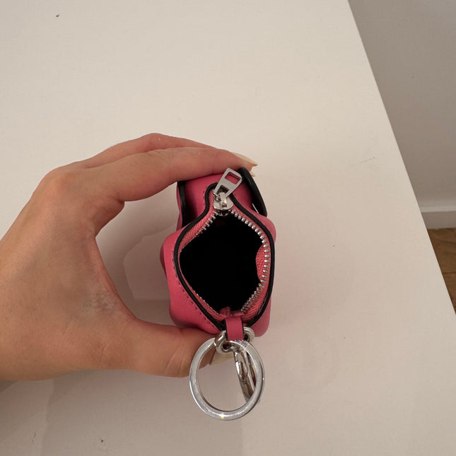 Porte-clés Loewe Éléphant cuir rose