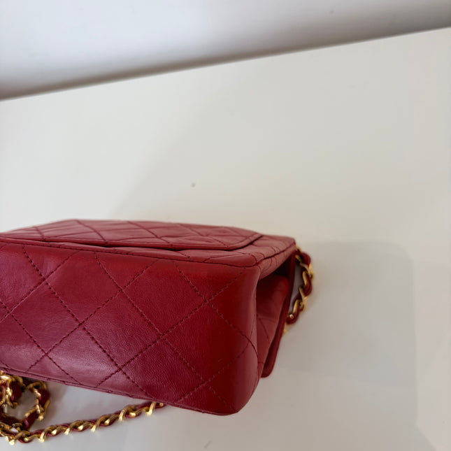 Sac Chanel Timeless Mini Square Rouge
