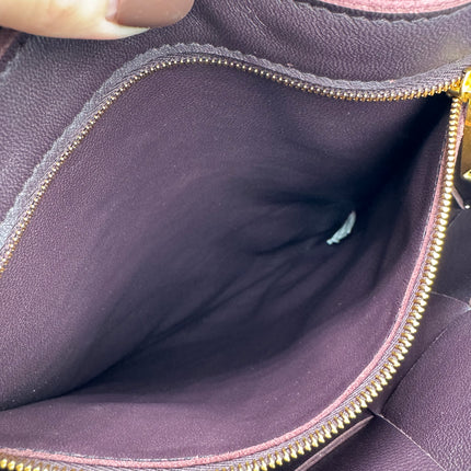 Sac Bottega Veneta Cassette vertical prune