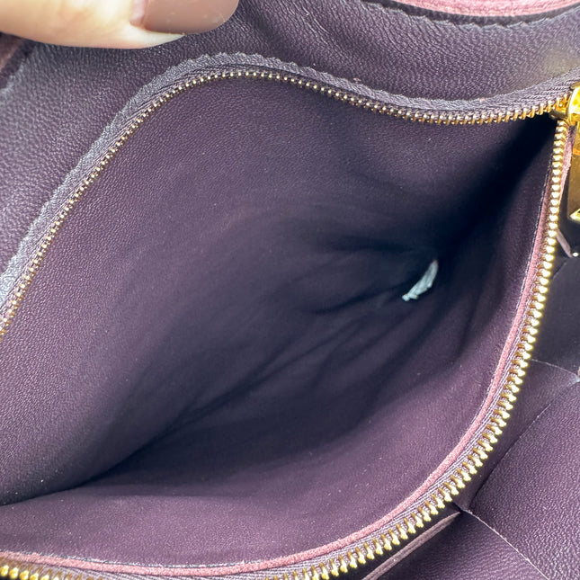 Sac Bottega Veneta Cassette vertical prune