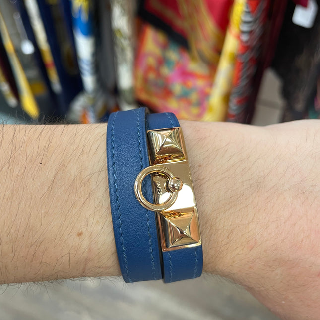 Bracelet Rivale Double tour Hermès T2