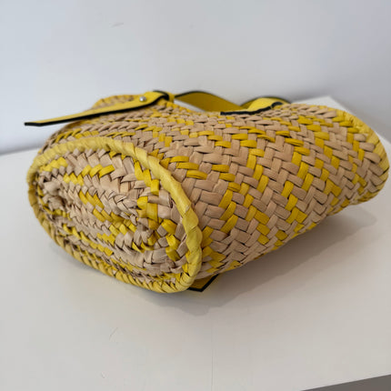 Sac panier Loewe jaune pm