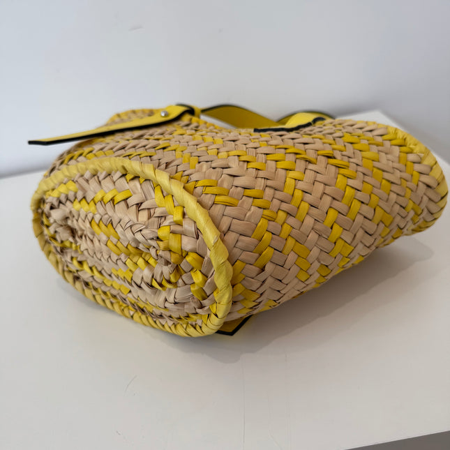 Sac panier Loewe jaune pm