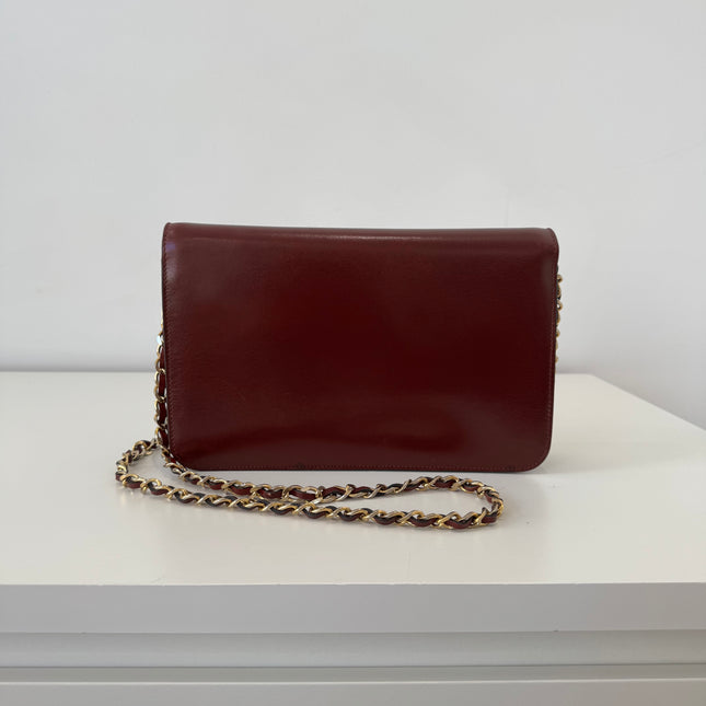 Sac Chanel Bordeaux Bandoulière